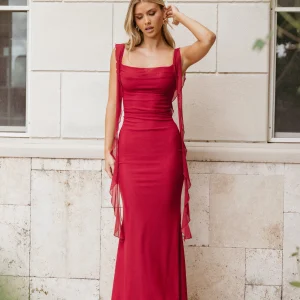 Chiara Maxi Dress - Red(XS)